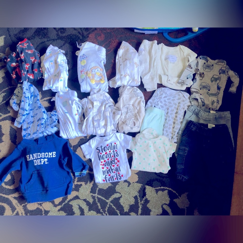 0-3 month baby lot